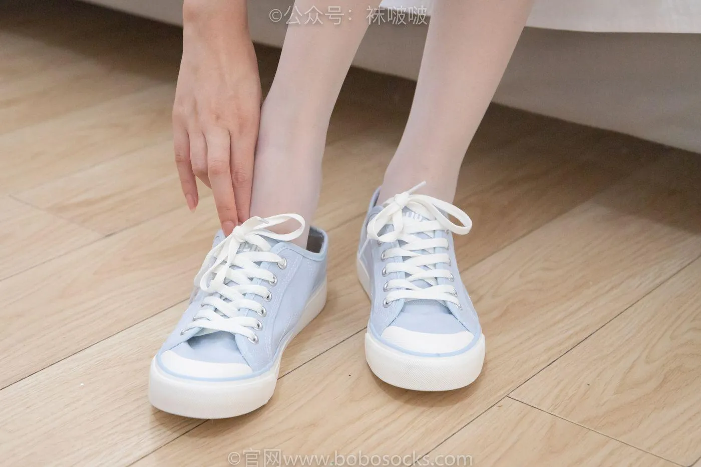 [BoBoSocks袜啵啵]NO.005 小甜豆-帆布鞋、薄白丝 [133P]插图6